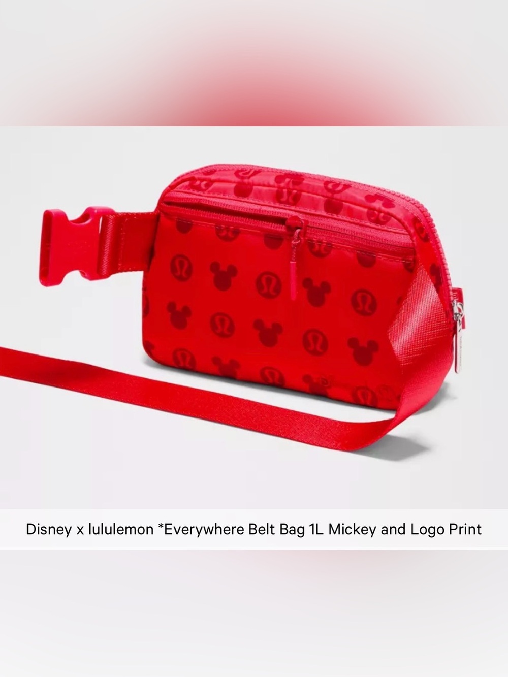 Disney x lululemon
Everywhere Belt Bag 1L Mickey and Logo Print - Picture 5 of 6
